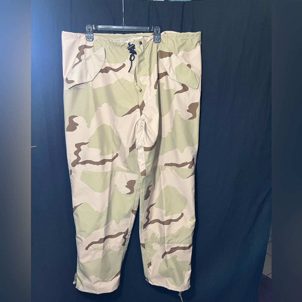 US GI GORE-Seam DESERT CAMO TROUSERS ECW PANTS NSN 8415-01-475-3687 XL Long
